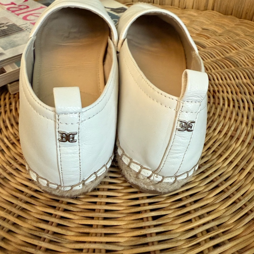 Sam Edelman Elegant Cream Espadrilles Sz 8.5 - Picture 9 of 10